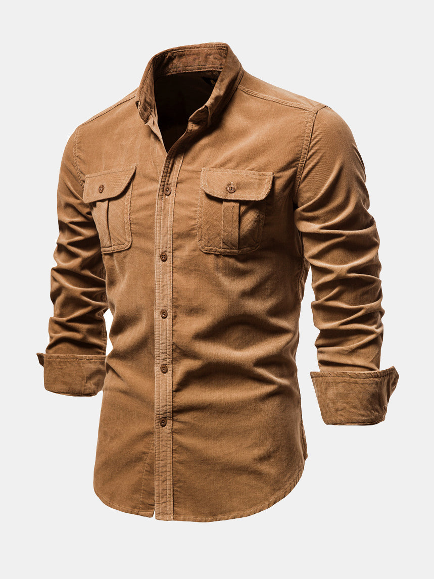 Men's Lightweight Corduroy Shirt - Ahaselected