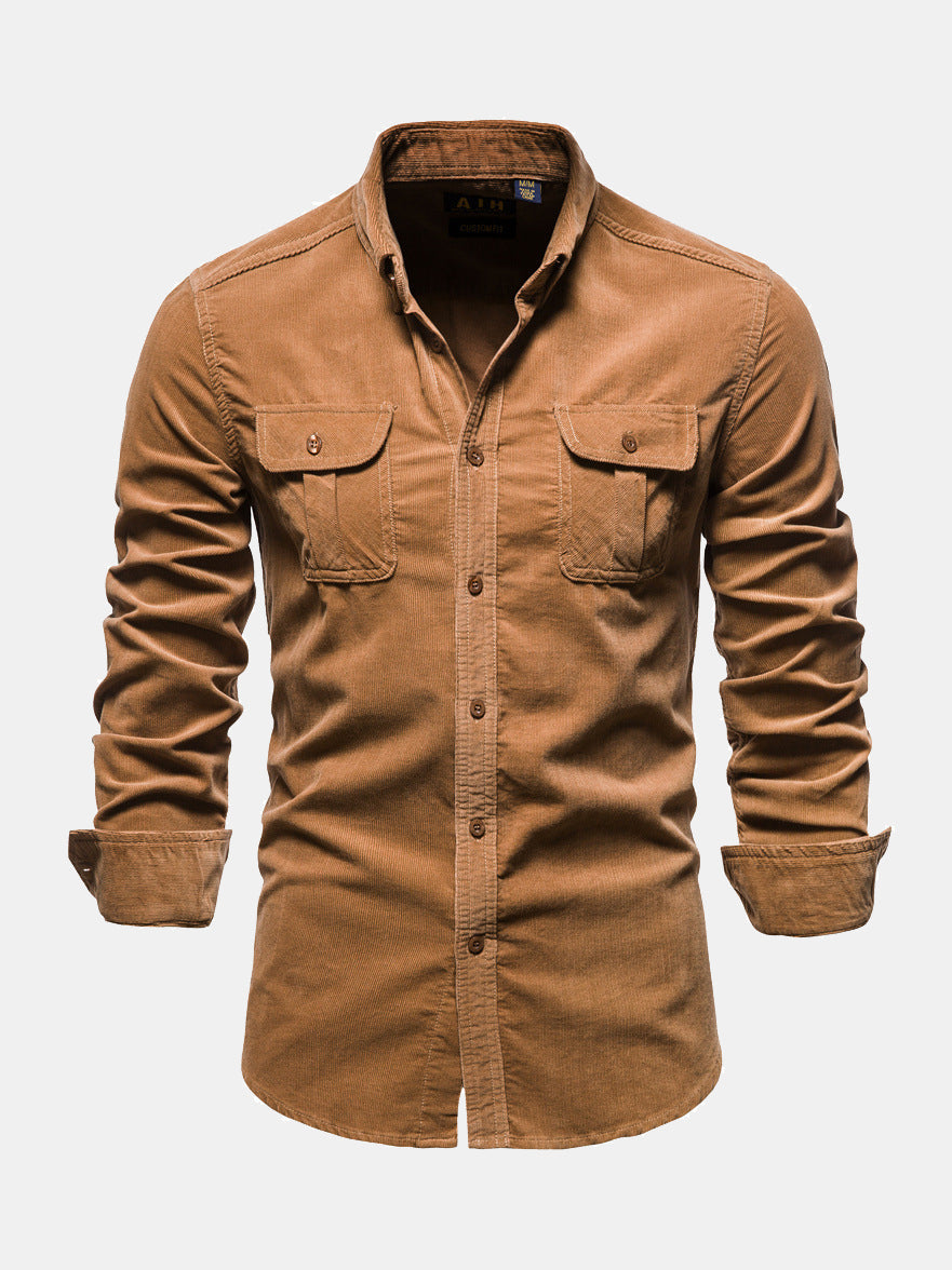 Men's Lightweight Corduroy Shirt - Ahaselected