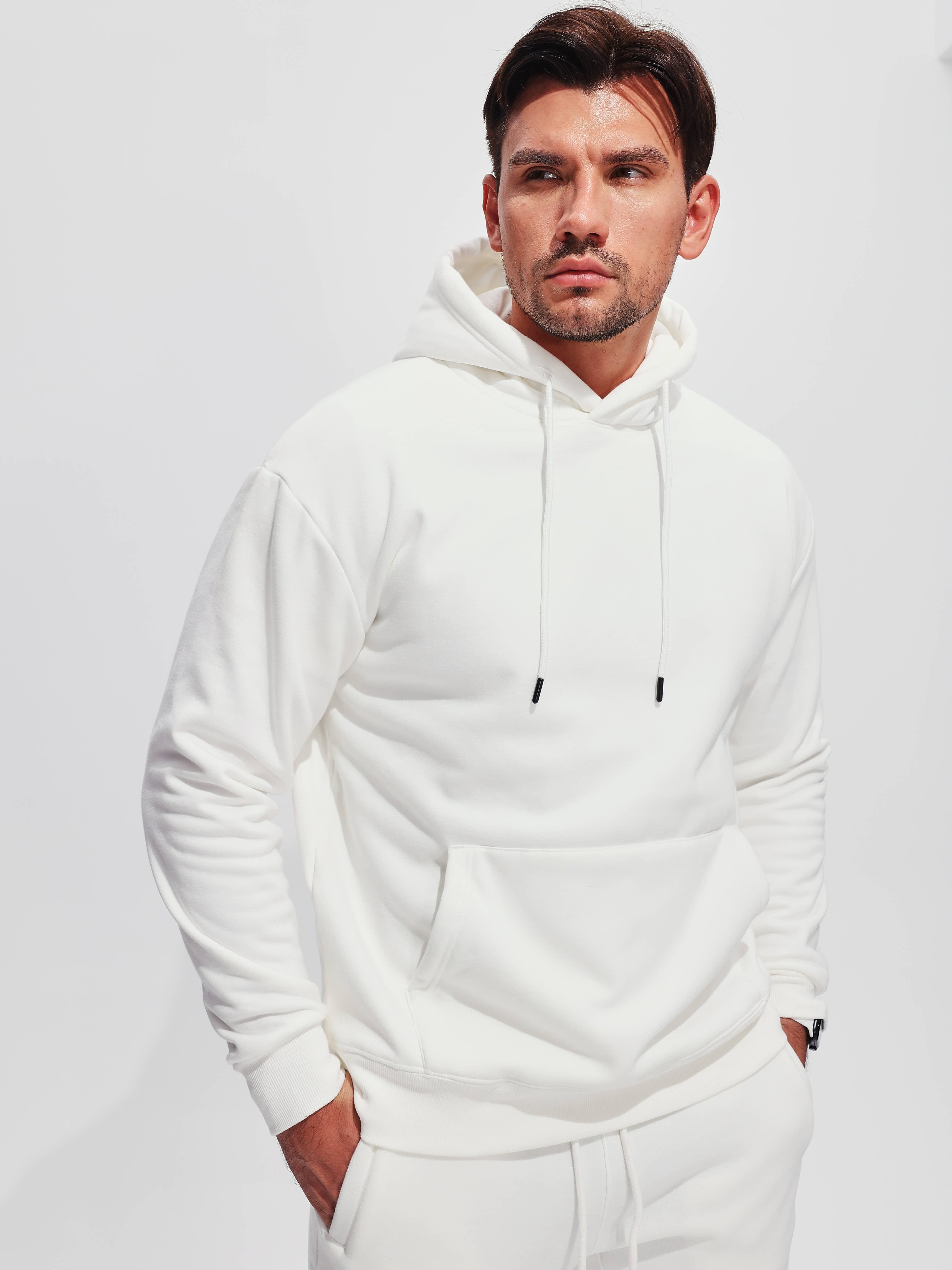 M's Cozy Fleece Everyday Hoodie - Ahaselected