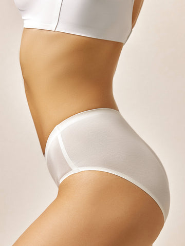 Women's Supima Cotton Mid-Waist Seamless Briefs