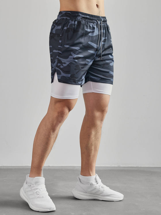 7" Kinetic Pocket gefütterte 2-in-1-Mesh-Shorts