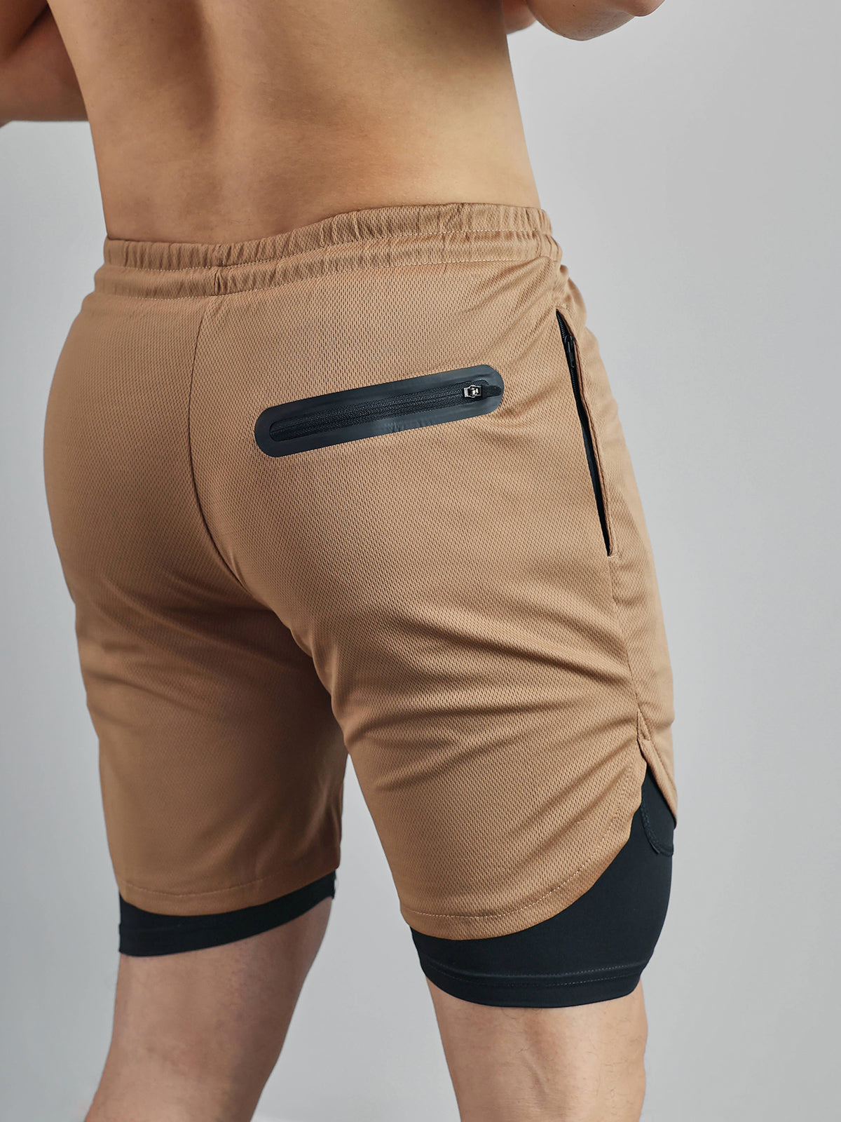 8" Kinetic Pocket Lined 2 in 1 Mesh Short - Ahaselected
