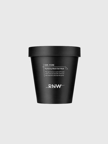 RNW DER. Mascarilla de gel negro refinadora de poros 6,7 oz / 200 ml
