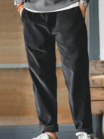 M's Corduroy Relaxed Fit Straight Pants