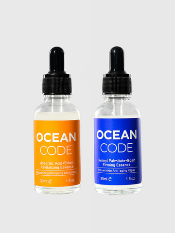 Ocean Code Anti-aging Serum CP 30ML * 2 Morning Prevent & Night Repair