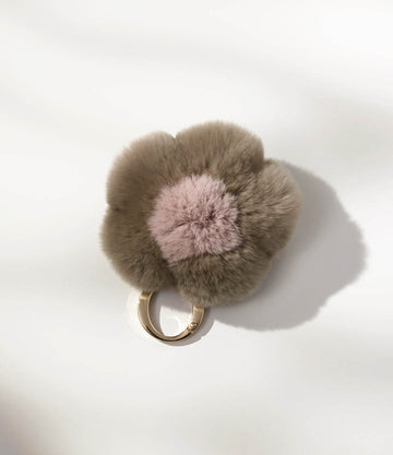 Fluffy Paw Keychain