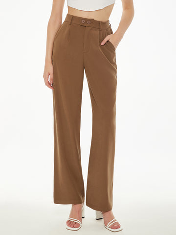 W's High Waisted Wide Leg Pants