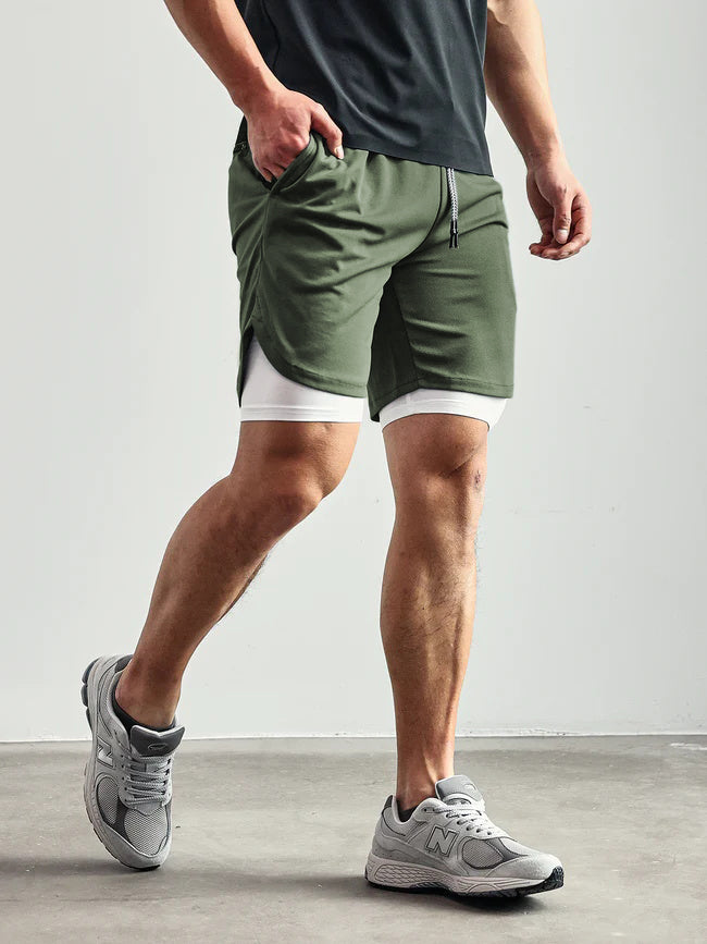 8" Kinetic Pocket Lined 2 in 1 Mesh Short - Ahaselected