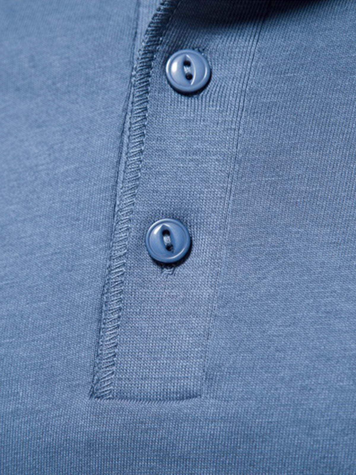 M's Classic Cotton long Sleeve Henley | Ahaselected