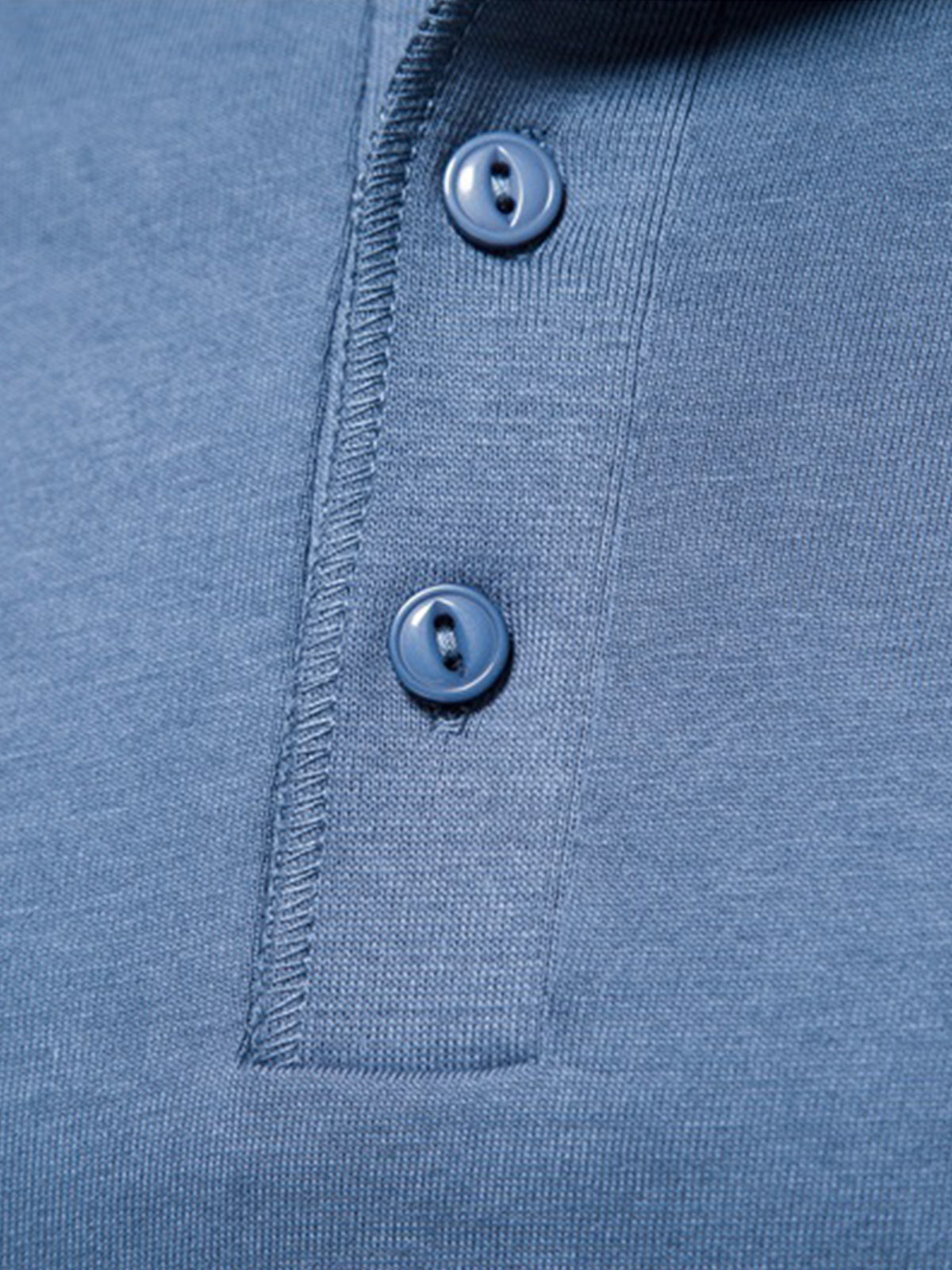 Classic Cotton long Sleeve Henley Shirt - Ahaselected