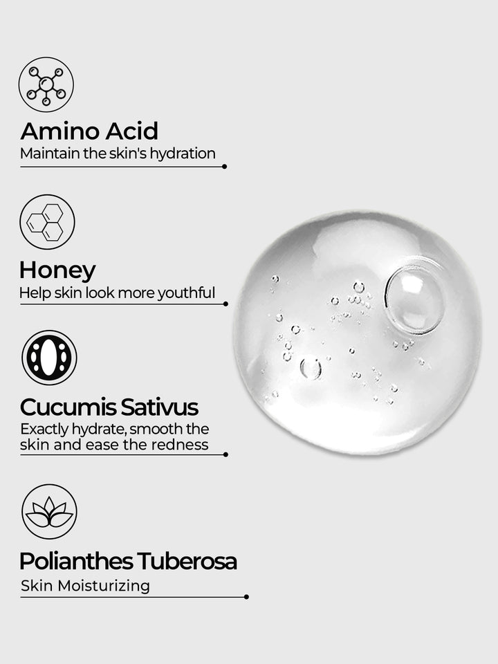 Herivi Aqua Limpiador refrescante con aminoácidos 100 ml / 3,4 oz