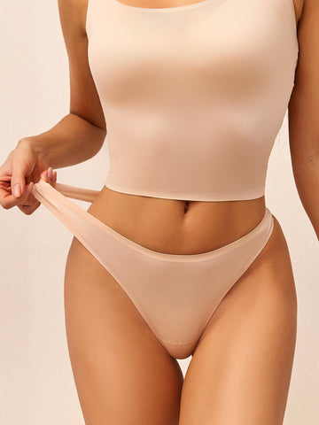 Luxury Liquid-foundation Seamless Thong