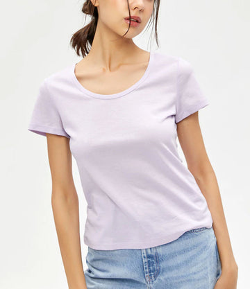 AHA Fine Materials Silk Blend T-Shirt
