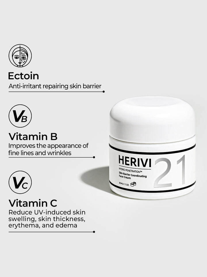 HERIVI Skin Barrier Face Cream 50ml / 1.7 Oz