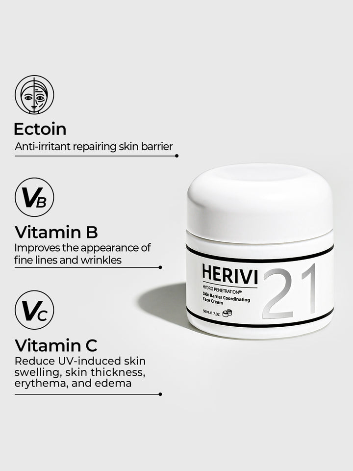 HERIVI Crema facial barrera cutánea 50ml / 1.7 Oz 