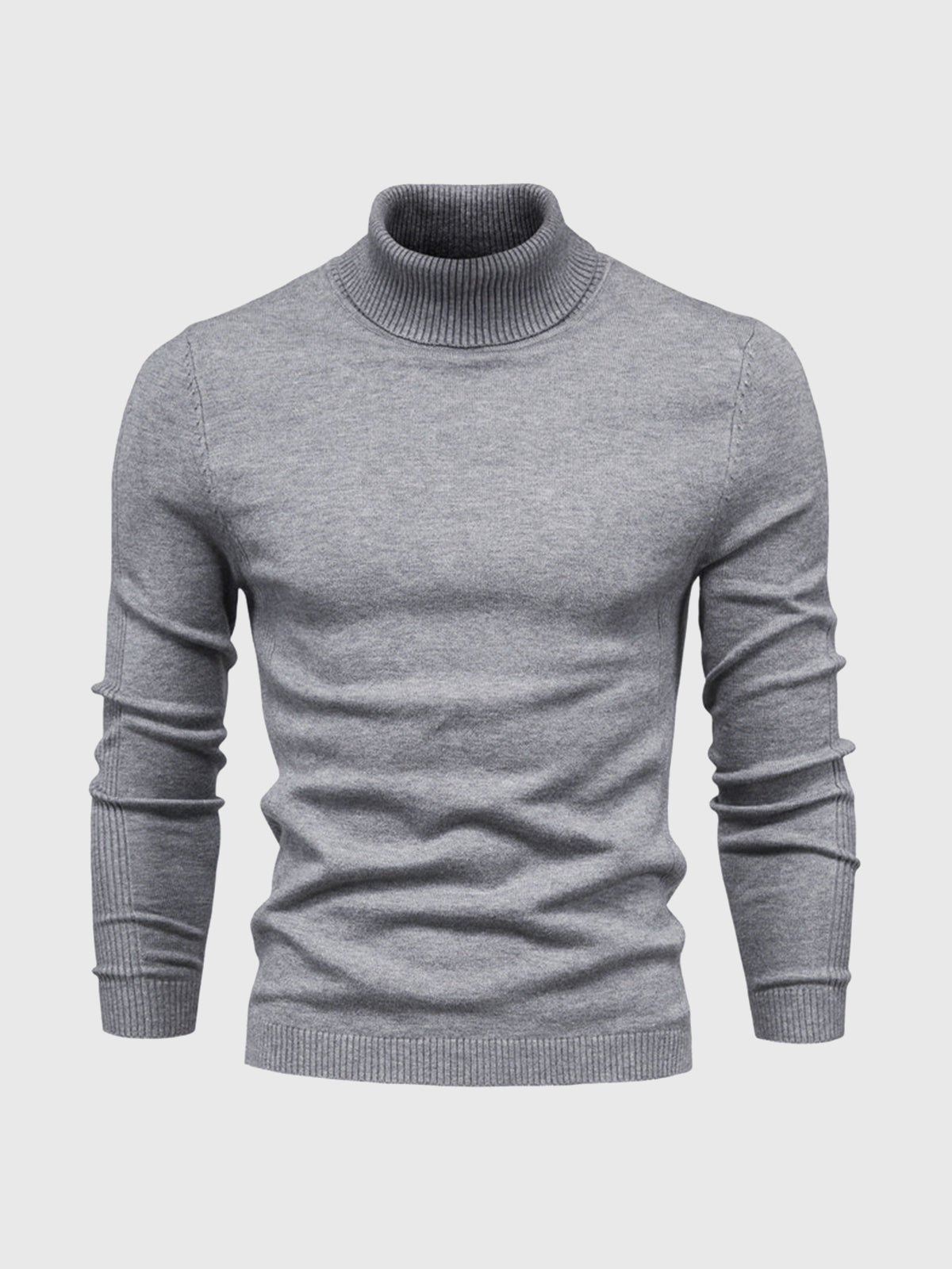 Haggar Men's Long Sleeve Rib Turtleneck Sweater – Cotton Blend, Regular Fit, Classic Style