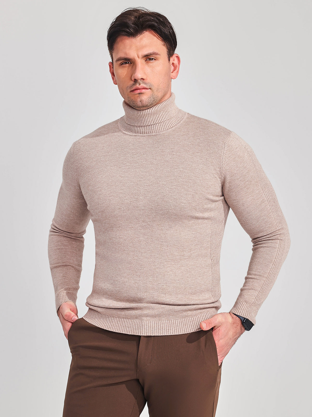 Turtleneck Washable Sweater - Ahaselected