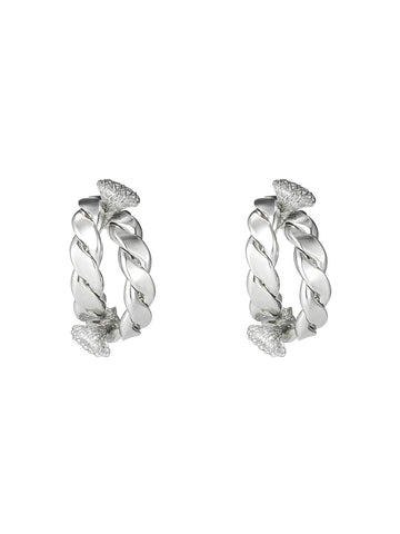 Exquisite Filigree Double-layer Hoop Zircon Earrings