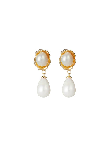 Baroque Pearl Gold-plated Earrings