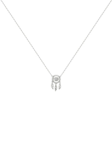 Silver Dreamcatcher Necklace