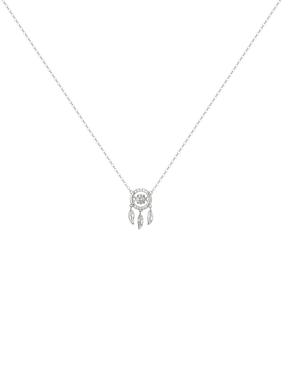 Dreamcatcher Silver Necklace - Ahaselected