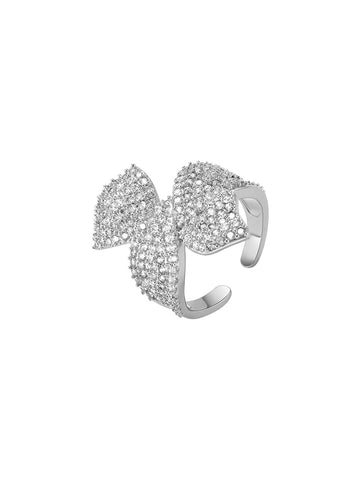 Delightful Bow Crystal Ring