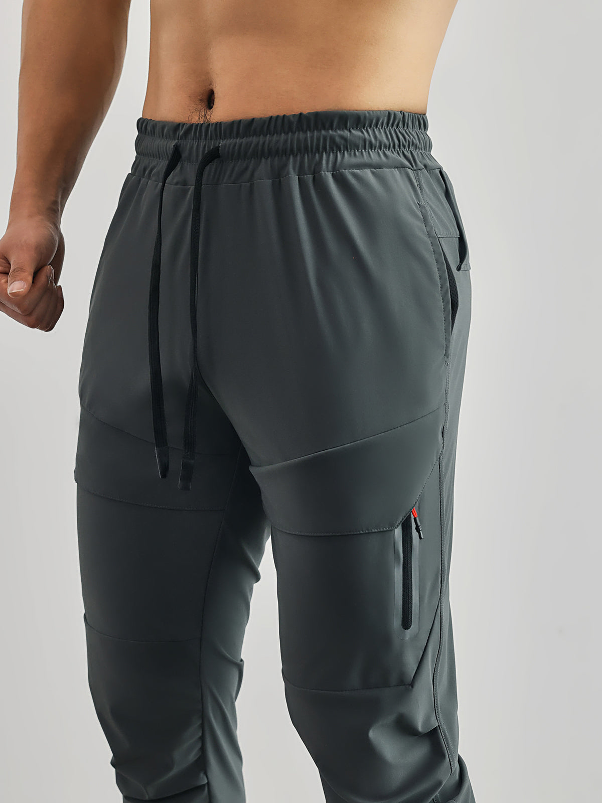 Stay Cool High Rib Cargo Jogger Athletic Pants - Ahaselected