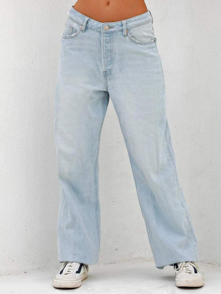 Low Waist Wide Leg Jeans