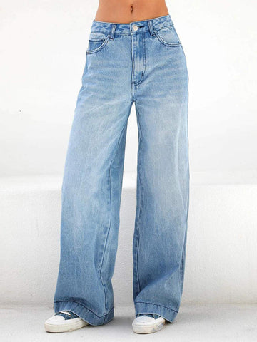 Low Waist Wide Leg Jeans