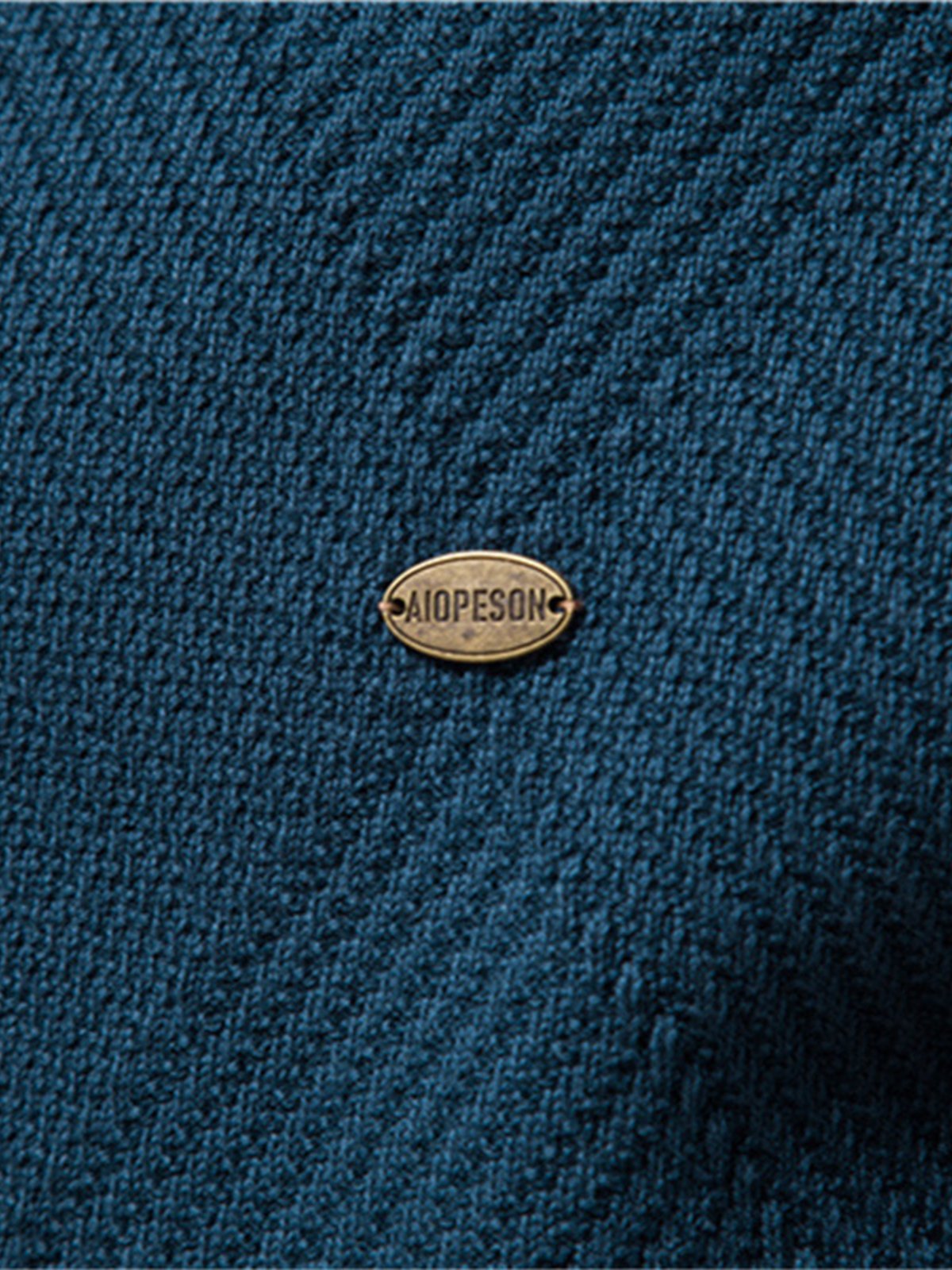 M's Jacquard Full-zip Sweater Cardigan - Ahaselected