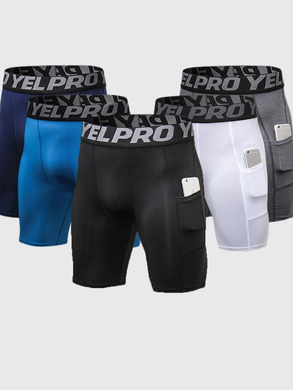 M's 7" Compression Tight Short With Two Pockets - Ahaselected