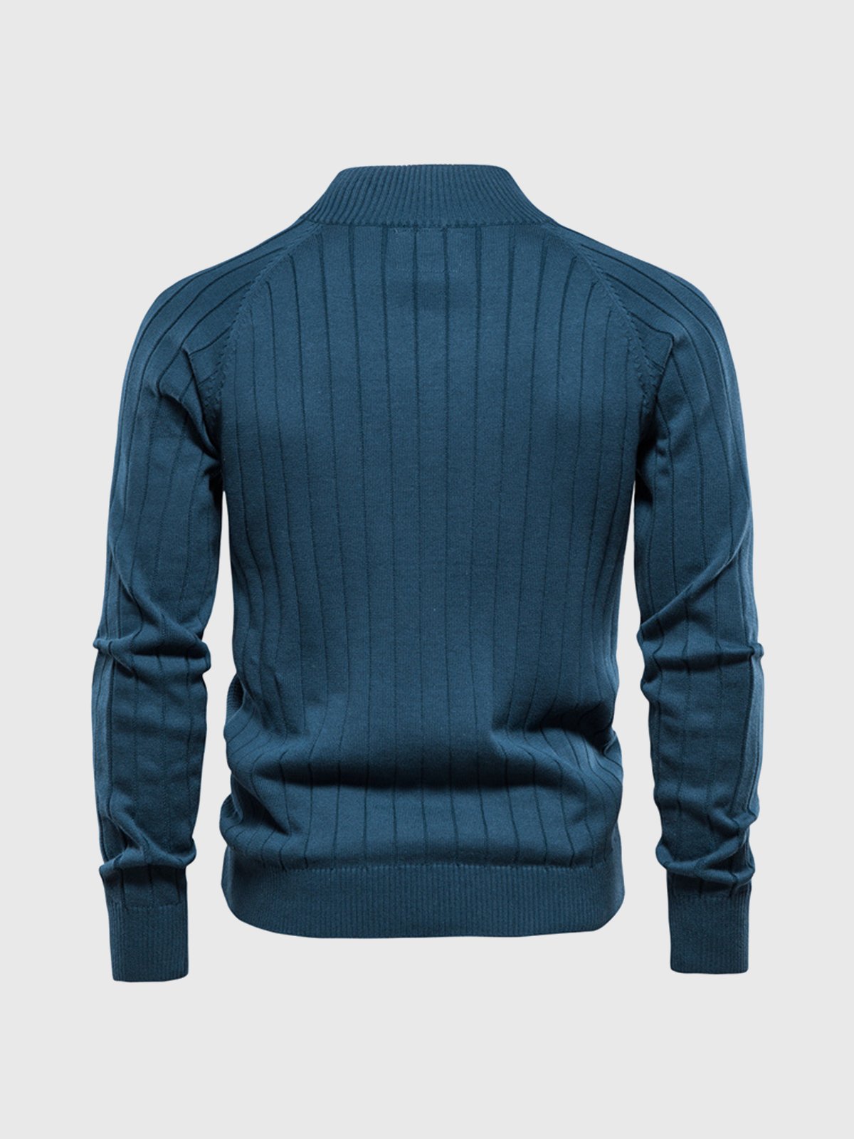 M's Jacquard Full-zip Sweater Cardigan - Ahaselected