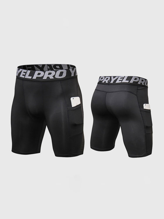 M's 7" Compression Tight Short With Two Pockets - Ahaselected
