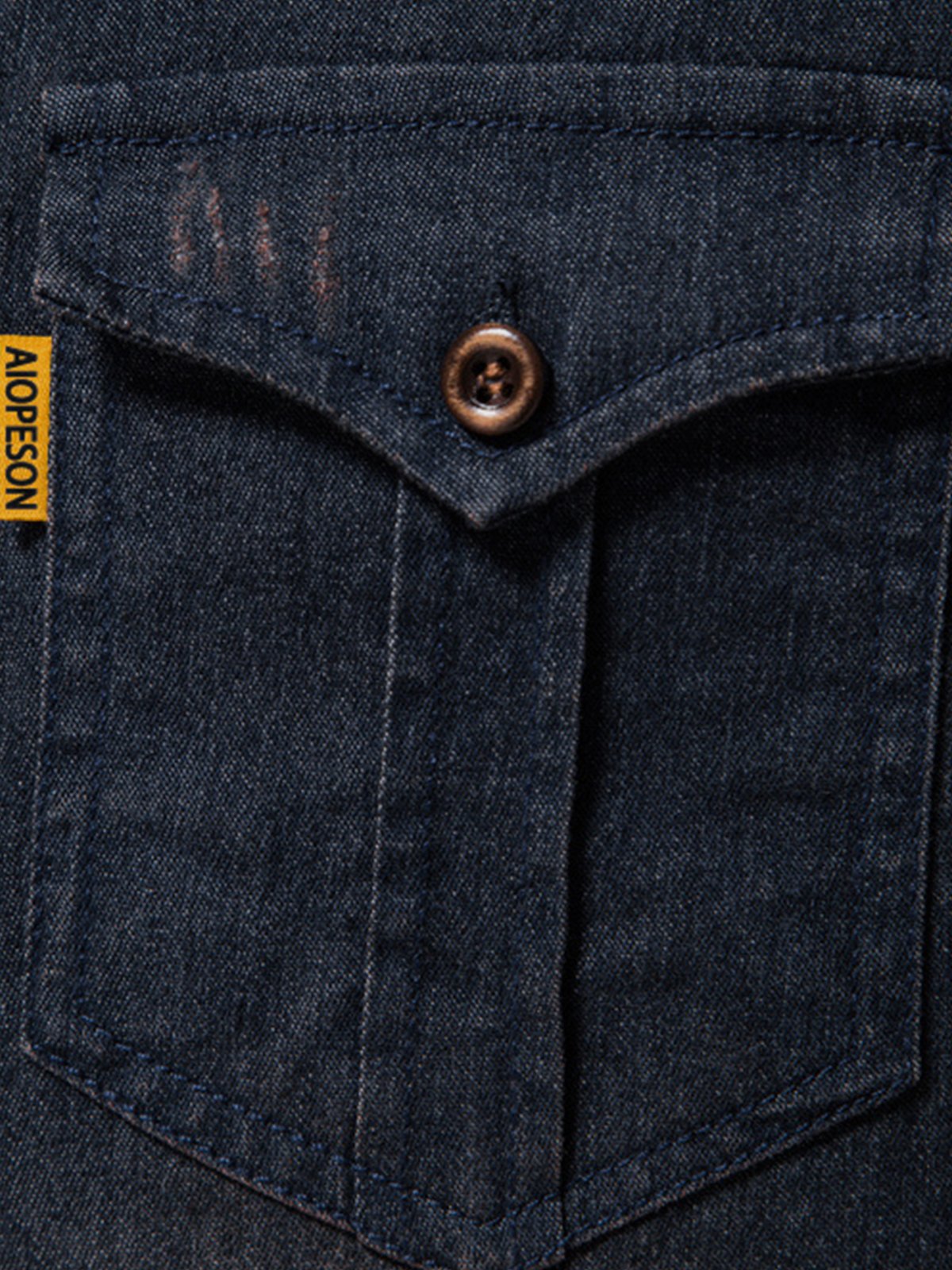 Long Sleeve Denim Shirt New - Ahaselected