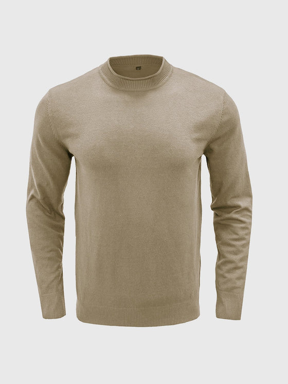 M's Basic Pullover Sweater - Ahaselected