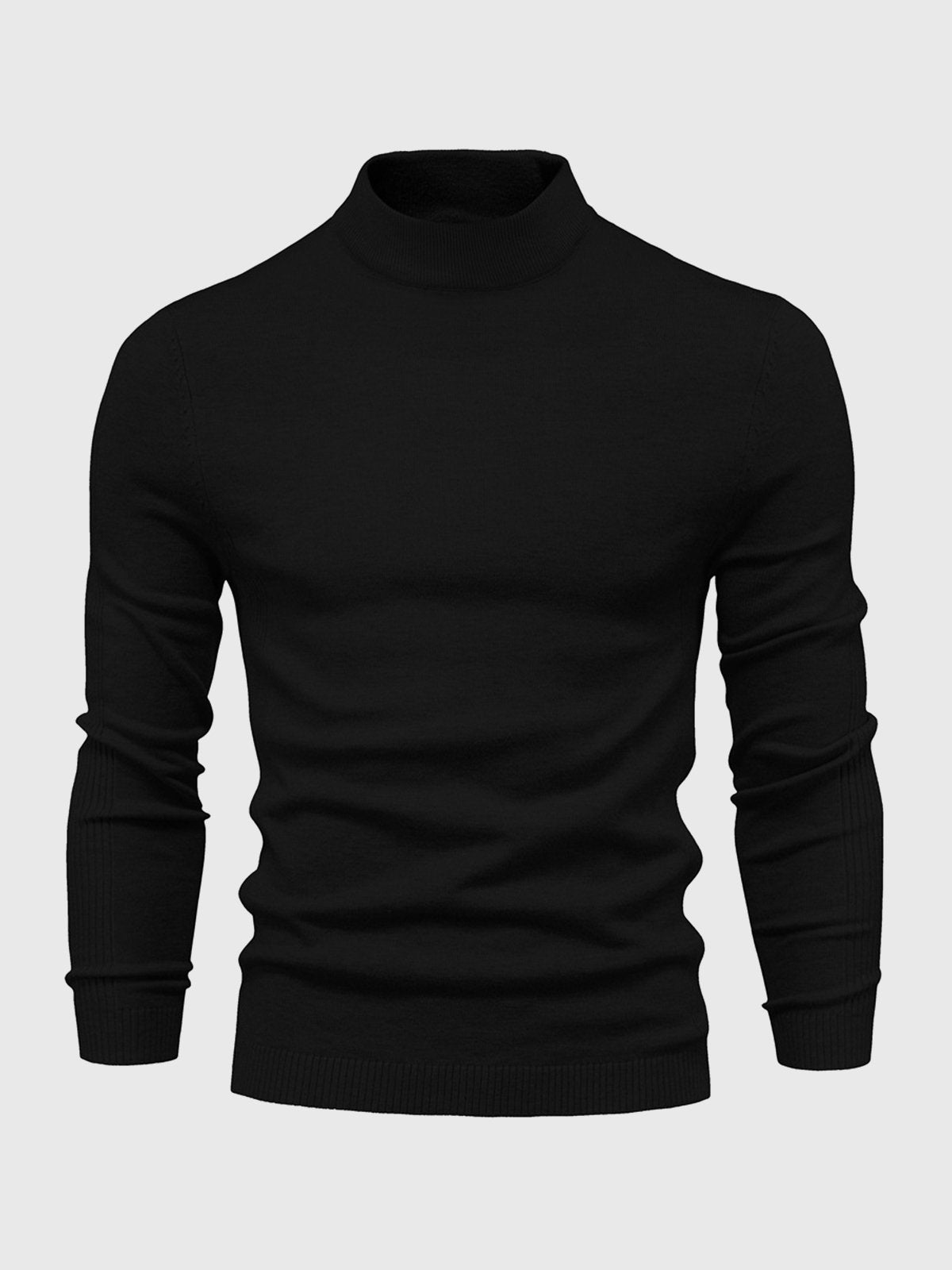 Mockneck Washable Sweater - Ahaselected