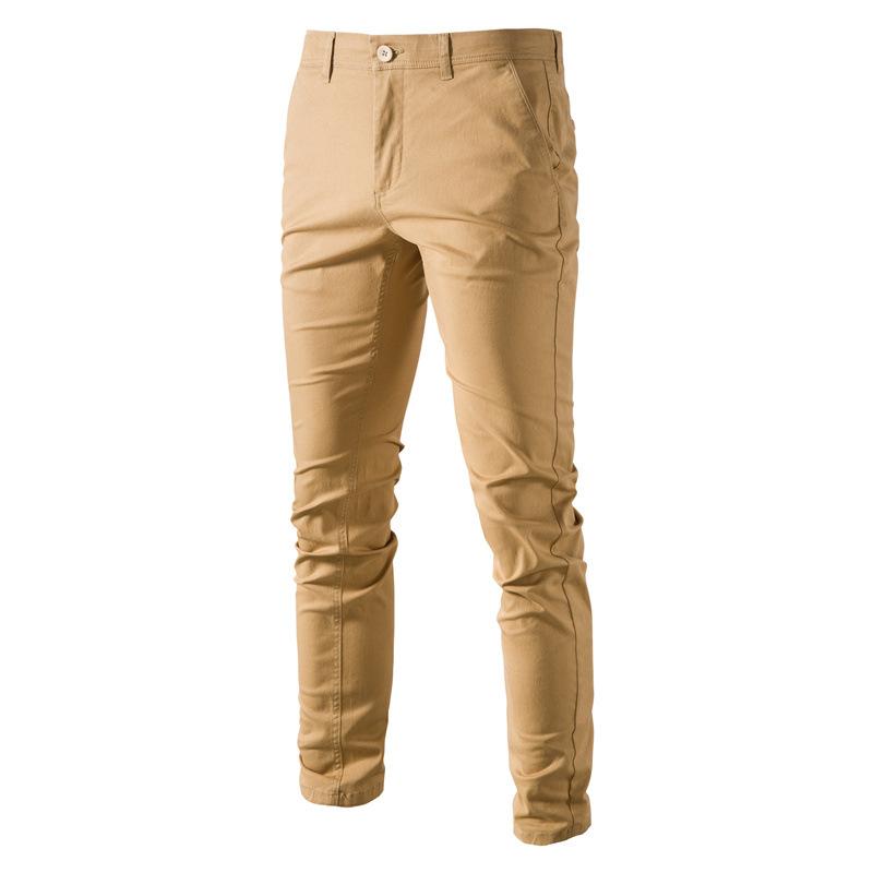 365 Twill Chino Stretch Cotton Pants - Ahaselected