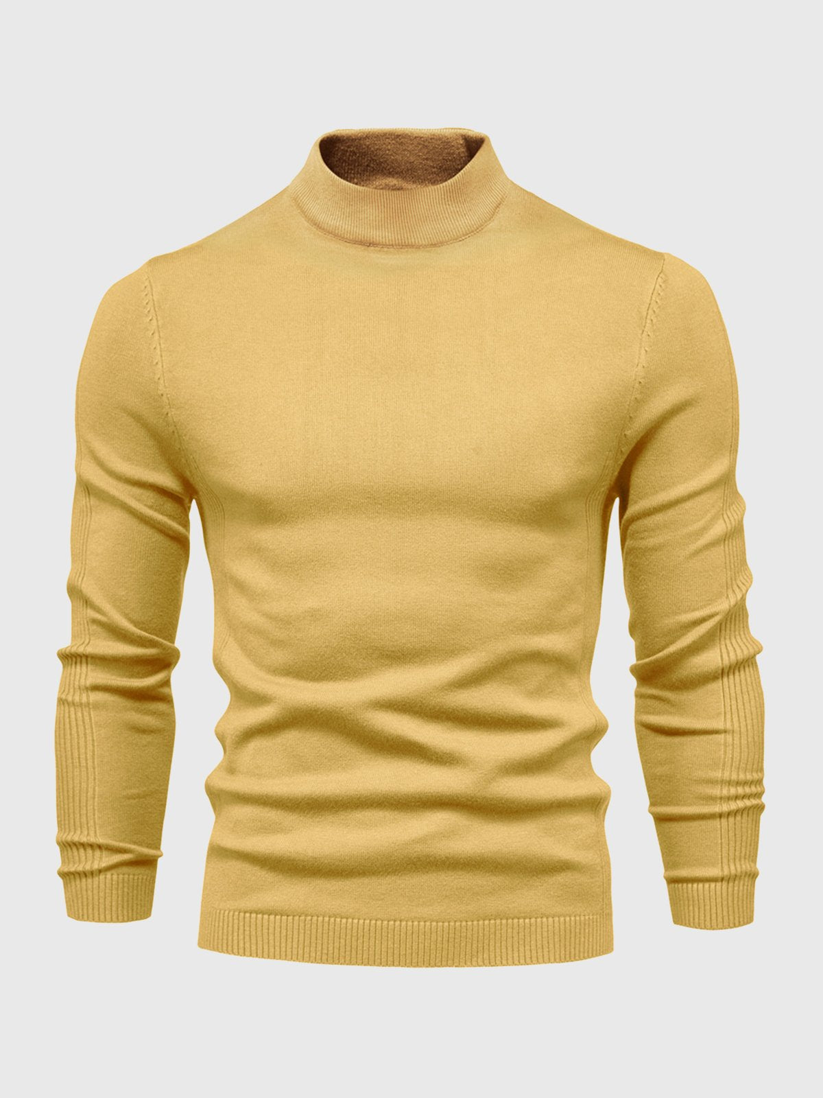 Mockneck Washable Sweater - Ahaselected