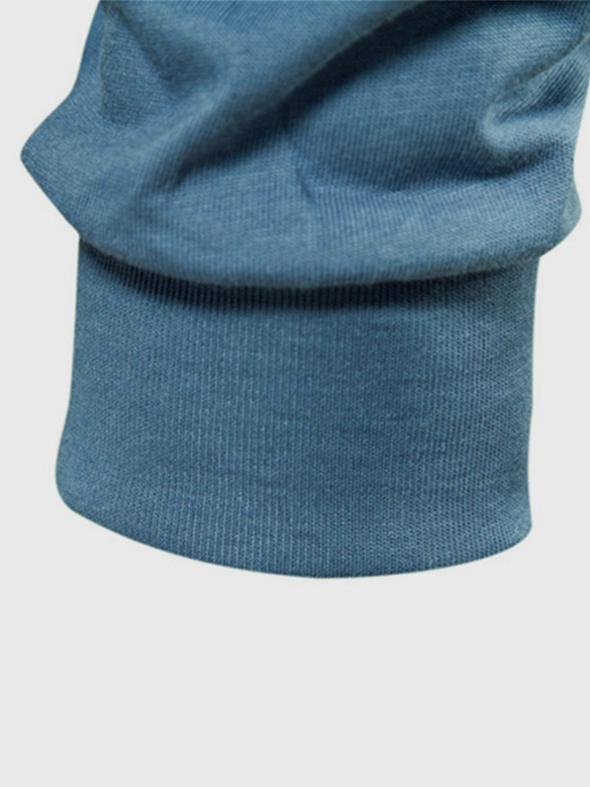 Crew neck Long Sleeve Cotton T-Shirt - Ahaselected