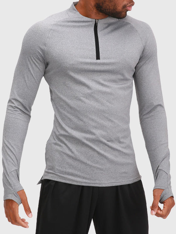 M's Evolution 1/4-Zip Long Sleeves Shirt - Ahaselected