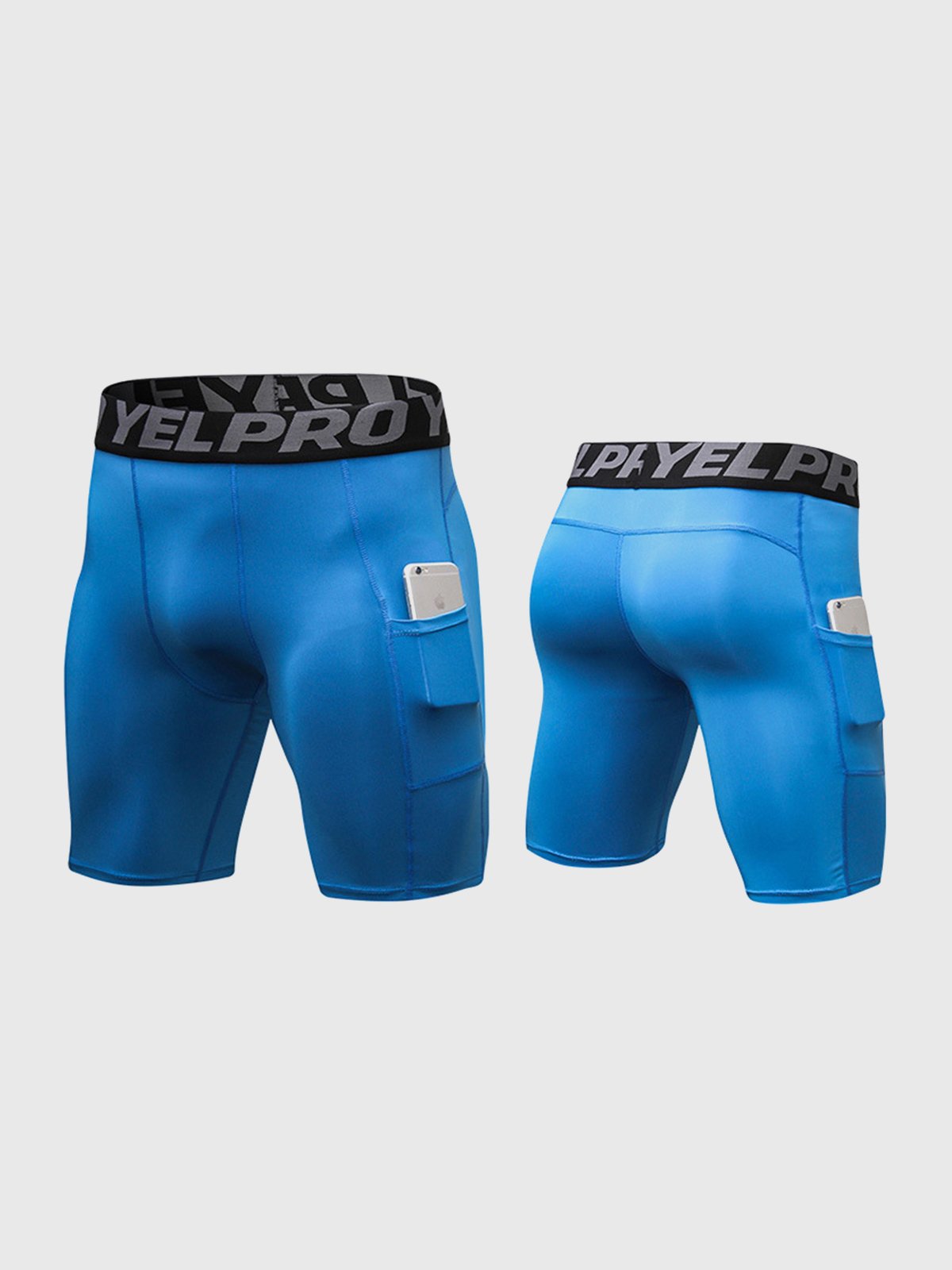 M's 7" Compression Tight Short With Two Pockets - Ahaselected