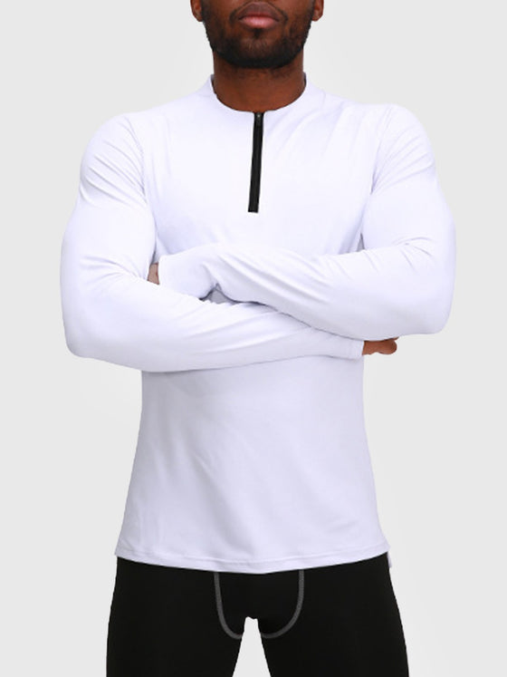 M's Evolution 1/4-Zip Long Sleeves Shirt - Ahaselected