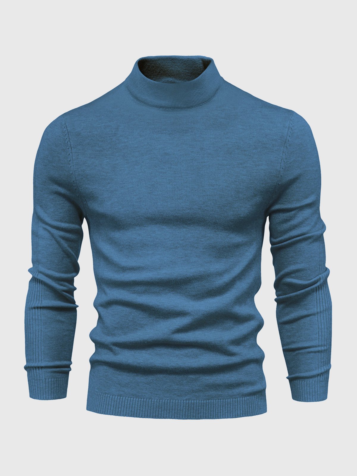 Mockneck Washable Sweater - Ahaselected