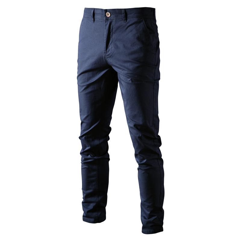 365 Twill Chino Stretch Cotton Pants - Ahaselected