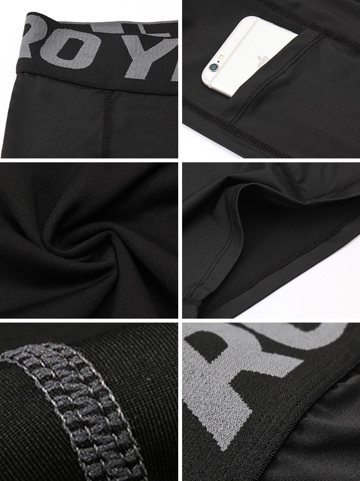 M's 7" Compression Tight Short With Two Pockets - Ahaselected
