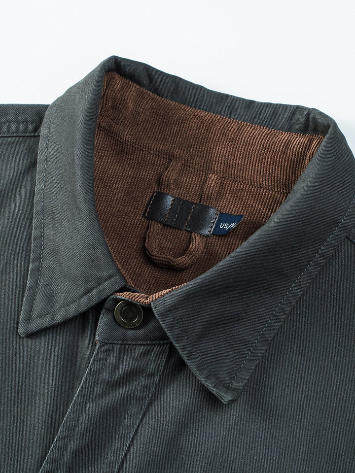 M's Heavy-duty Twill Cotton Cargo Shirt