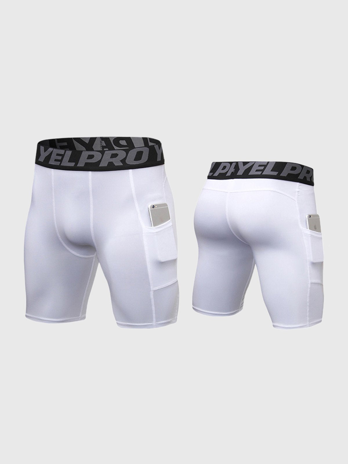 M's 7" Compression Tight Short With Two Pockets - Ahaselected