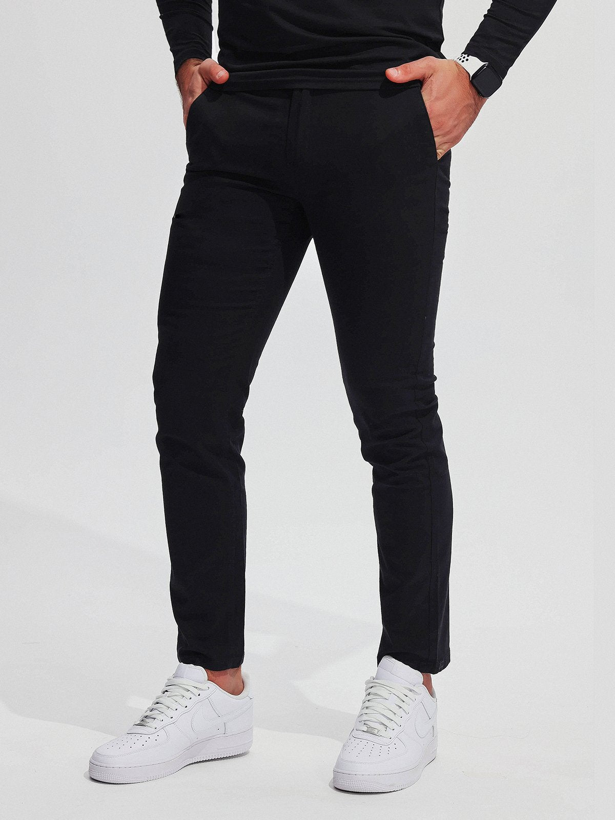 365 Twill Chino Stretch Cotton Pants - Ahaselected