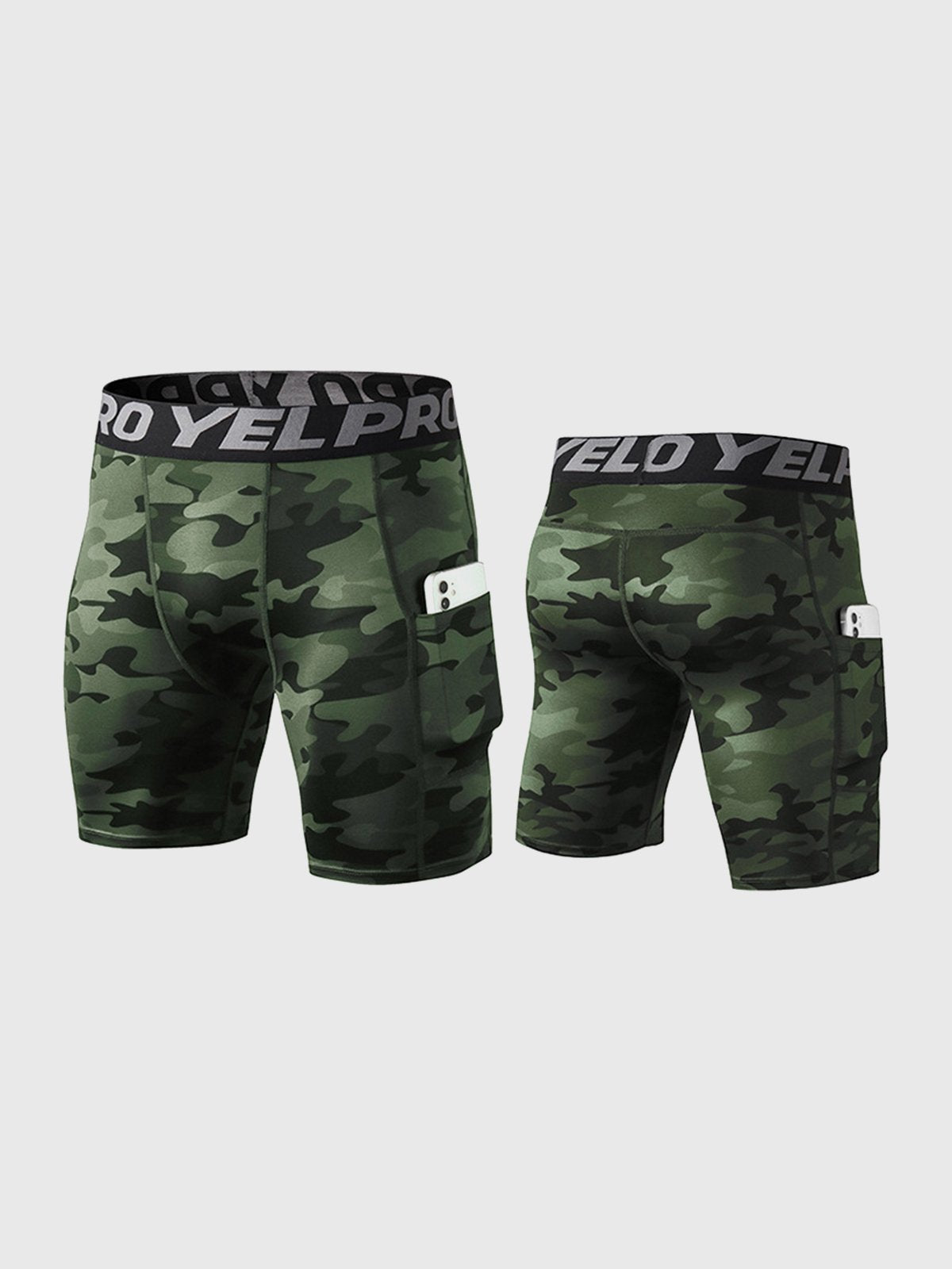 M's 7" Compression Tight Short With Two Pockets - Ahaselected
