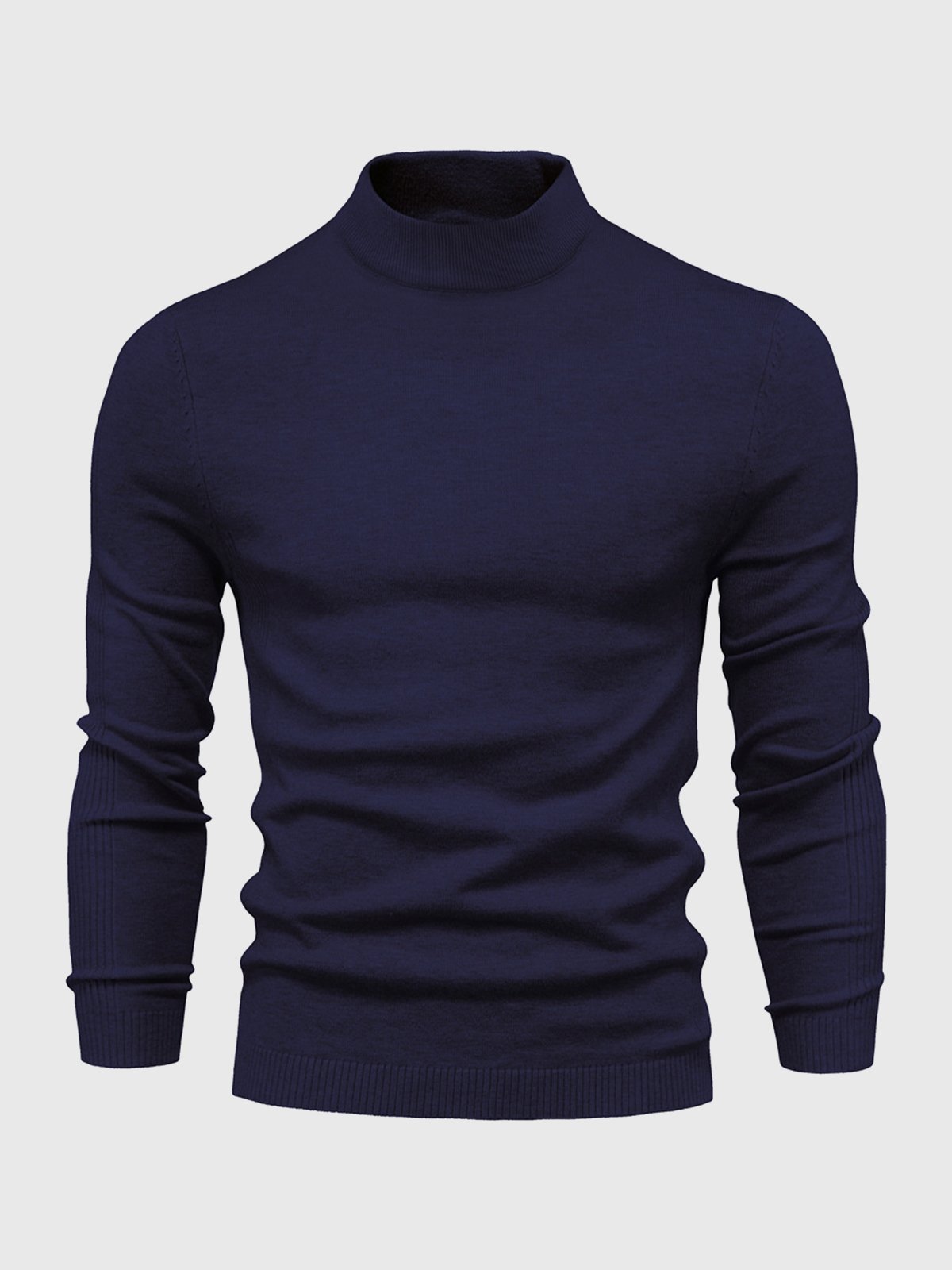 Mockneck Washable Sweater - Ahaselected